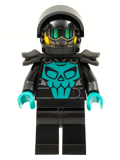 LEGO cty1315 Incognitro - Stuntz Driver, Black Helmet, Shoulder Armor, Dark Turquoise Skull