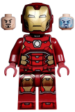 LEGO sh612 Iron Man with Silver Hexagon on Chest