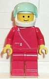 LEGO zip009 Jacket with Zipper - Red, Red Legs, White Helmet, Trans-Light Blue Visor
